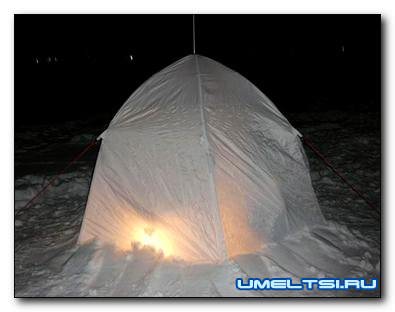 Палатка для зимней рыбалки своими руками