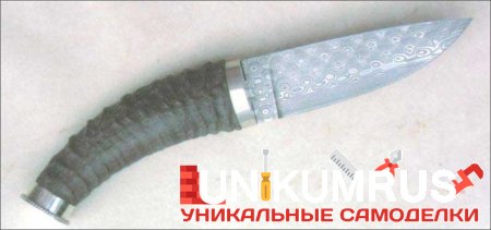 Изготовление ножа с насадочным хвостовиком