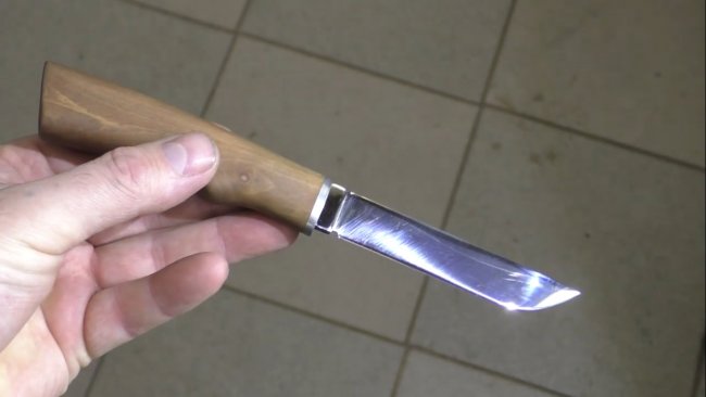 Кухонный нож из старого напильника