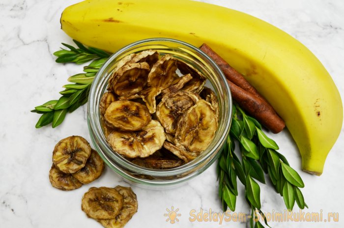 Сушеные бананы - полезное лакомство