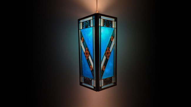 Подвесной светильник Кумико из эпоксидной смолы