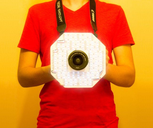 Восьмиугольная светодиодная лампа для камеры