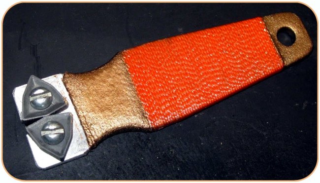 Простая точилка для ножей из резцов от токарного станка