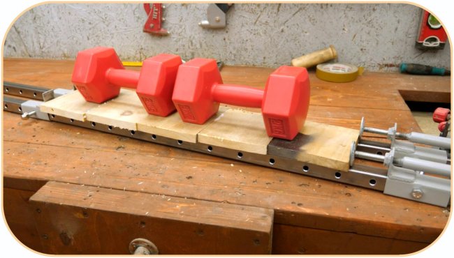 Как сделать длинные струбцины из профильной трубы (для склеивания деревянных панелей)